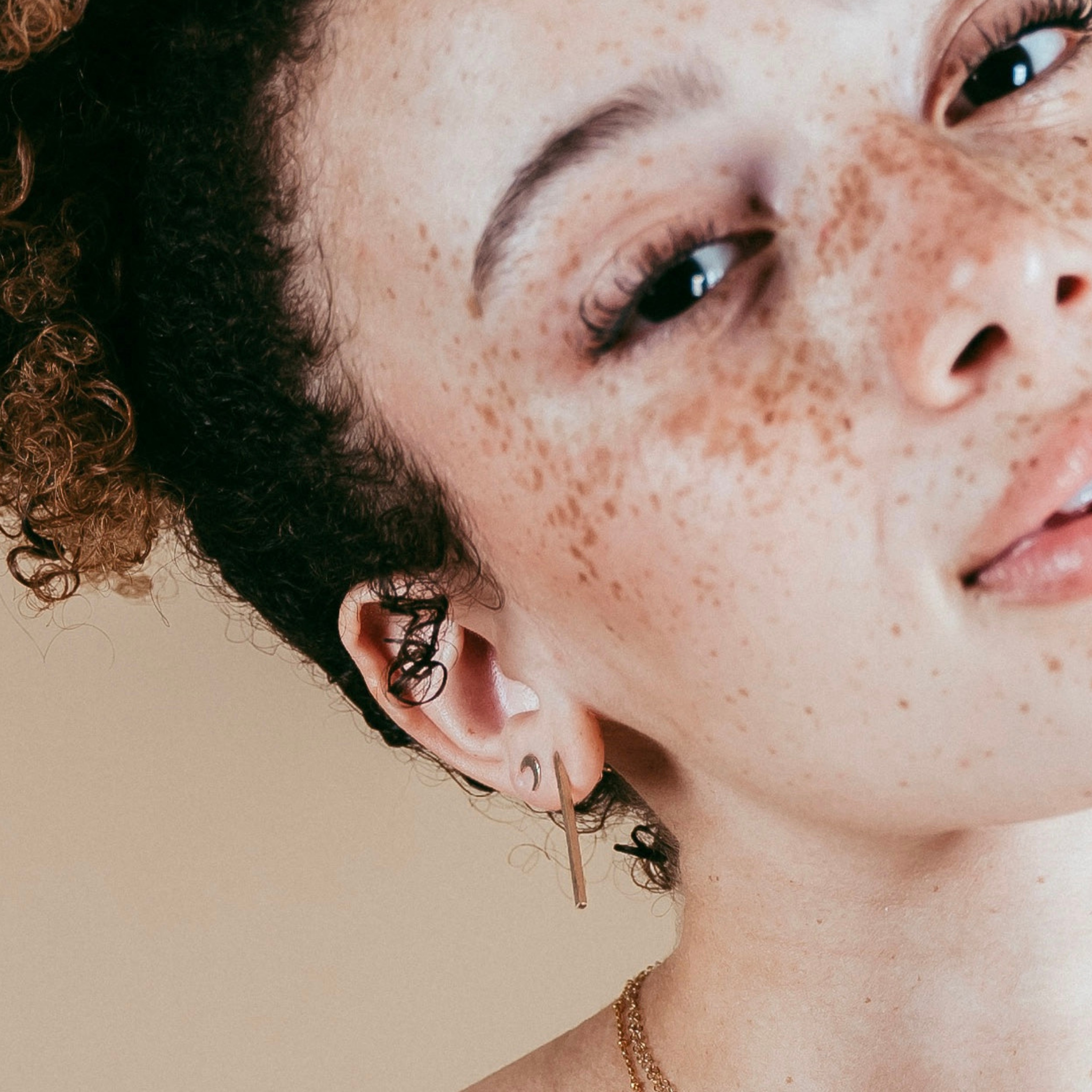 Gold-filled Stick Earrings