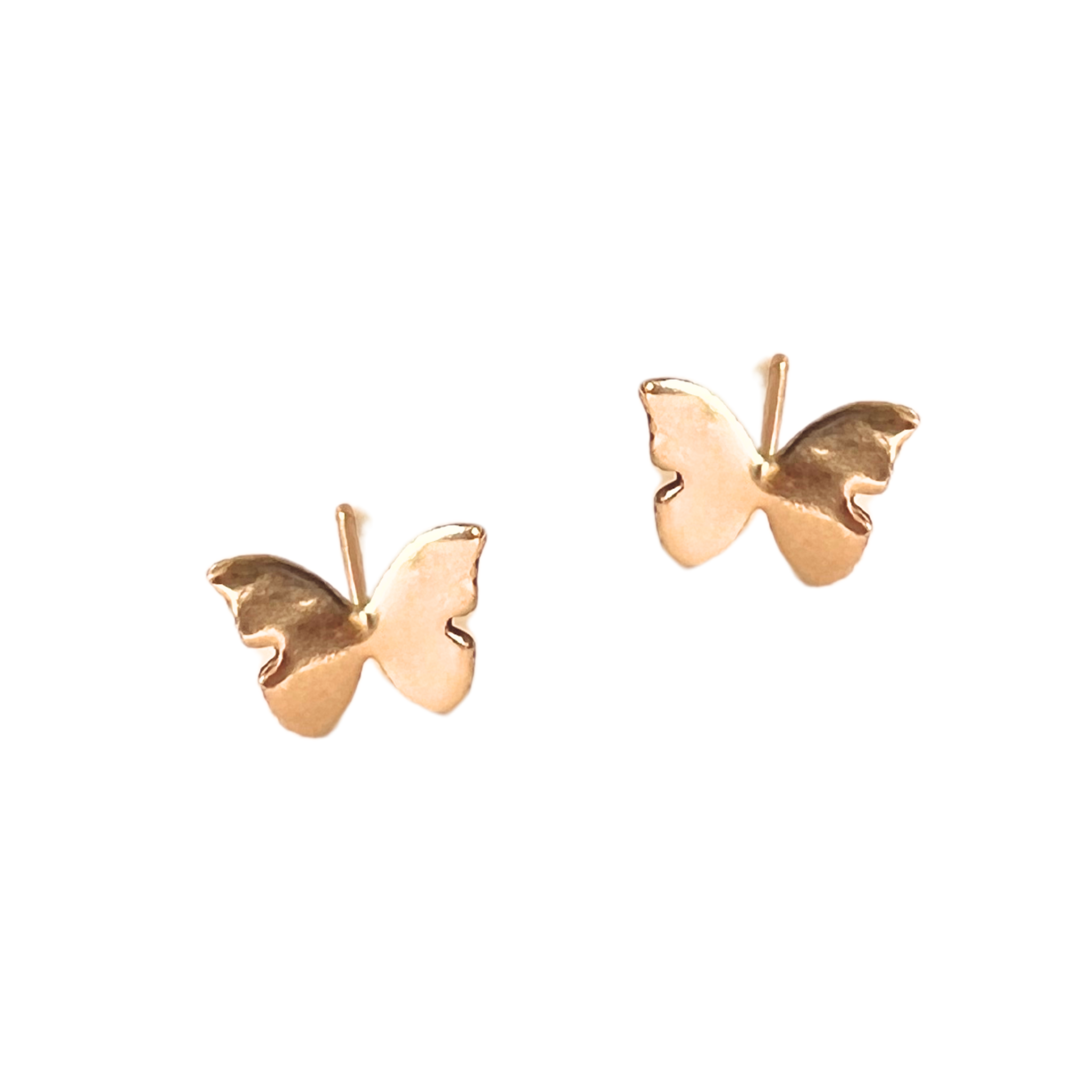 Metamorphosis Butterfly Gold Studs