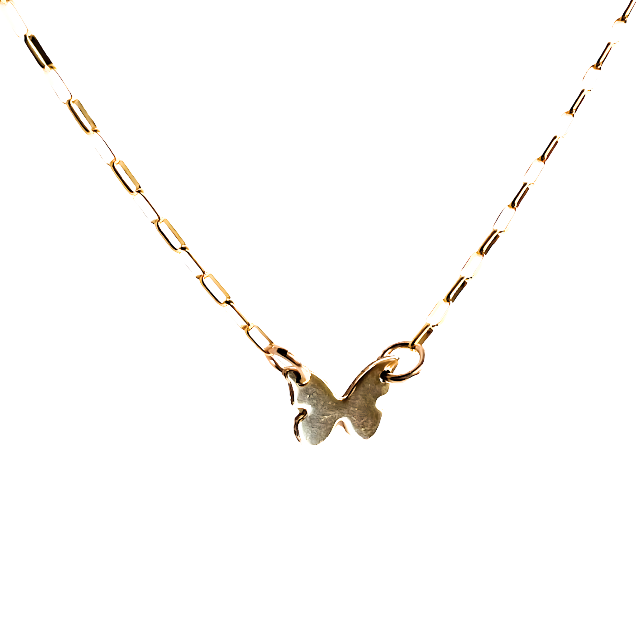 Metamorphosis Butterfly Gold Necklace