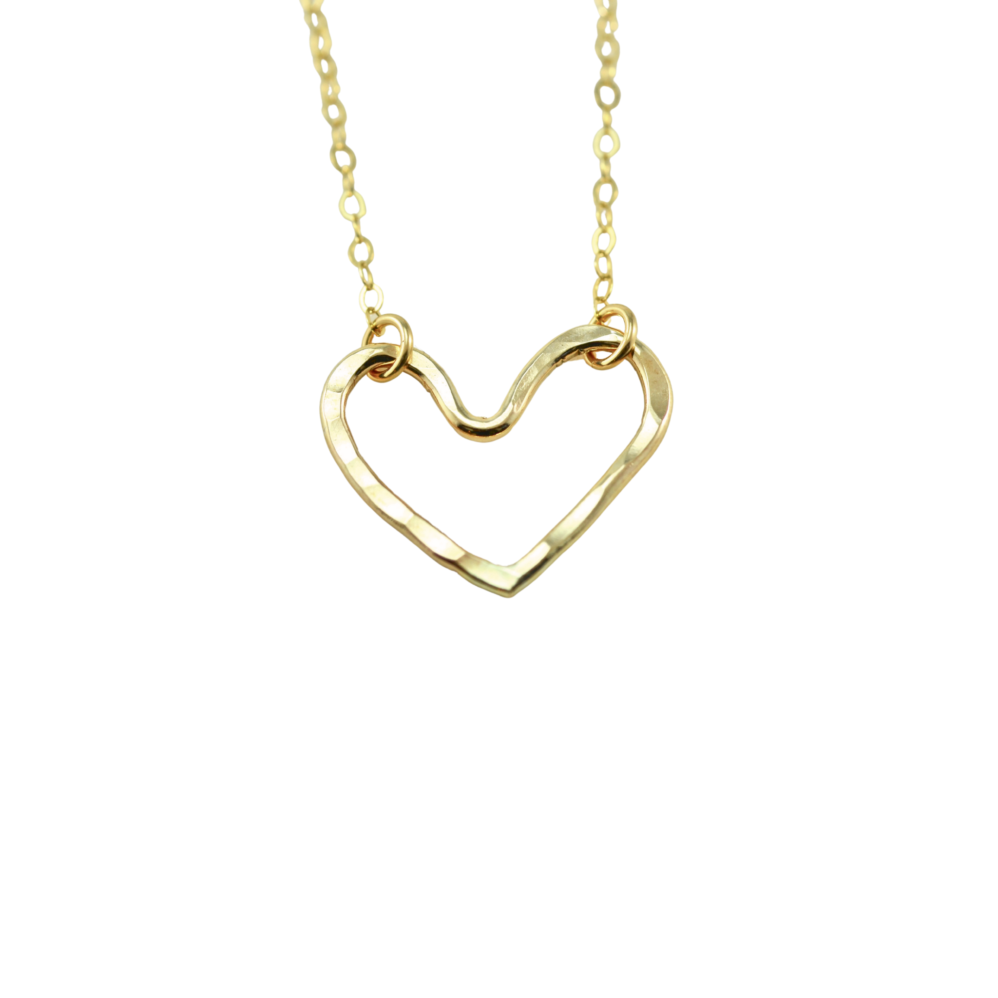 Small Gold Heart Necklace