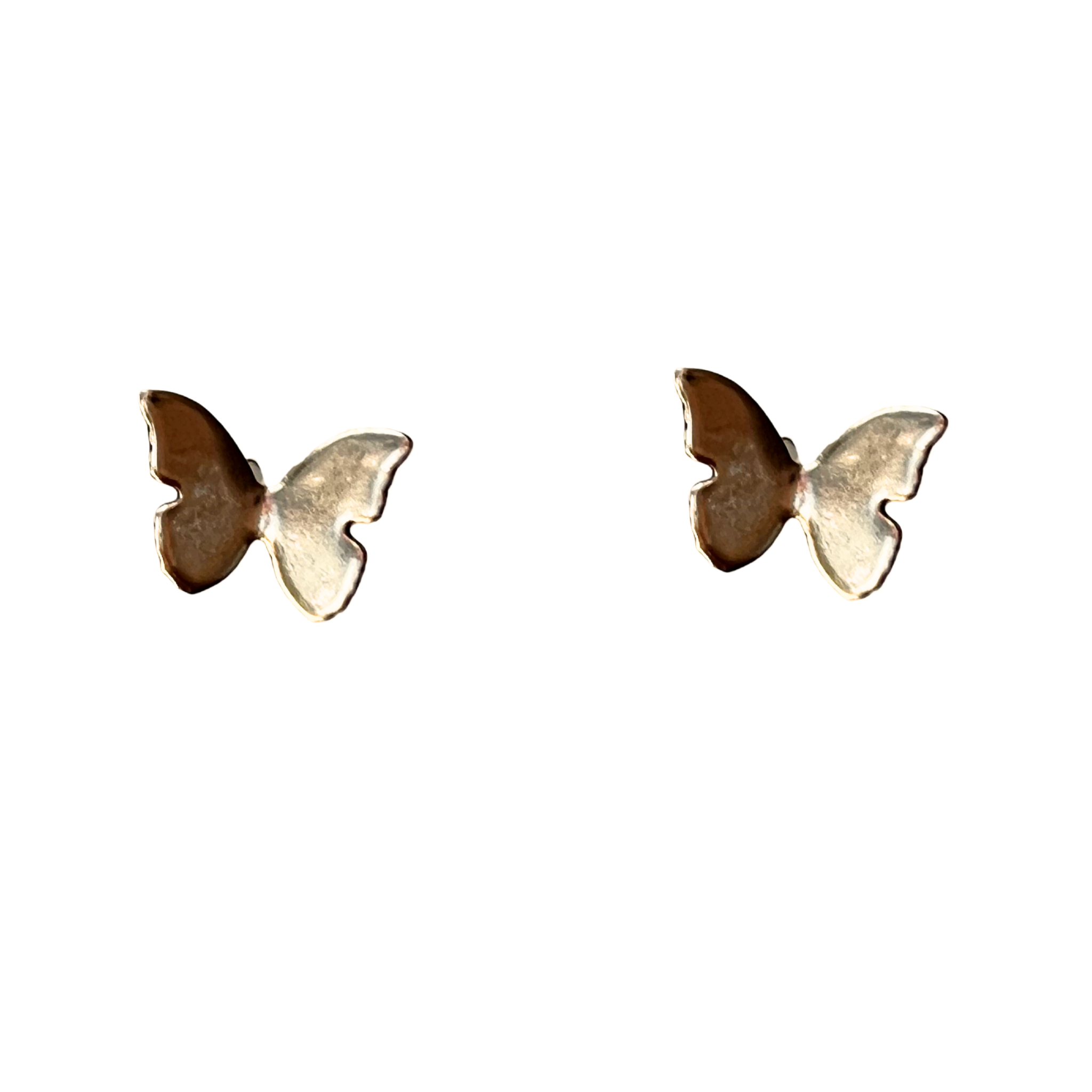 Metamorphosis Butterfly Gold Studs