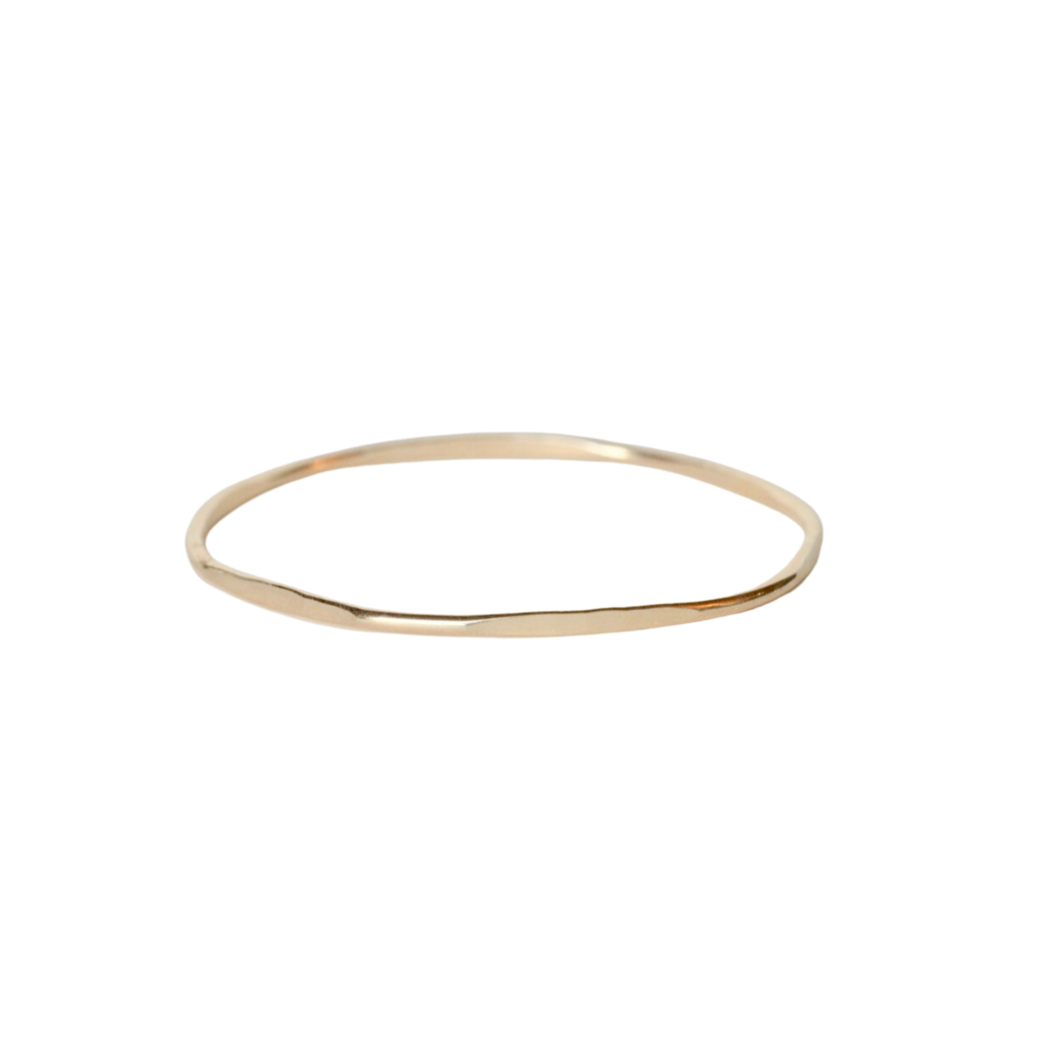 Hex Gold Stacking Bracelet