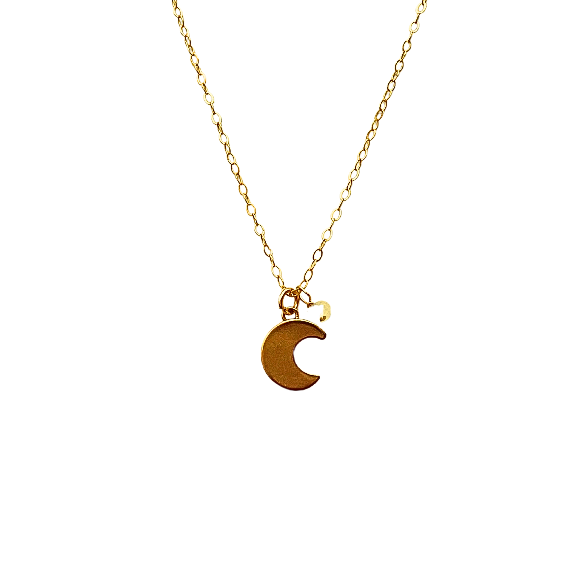 Gold Moon Unity Necklace