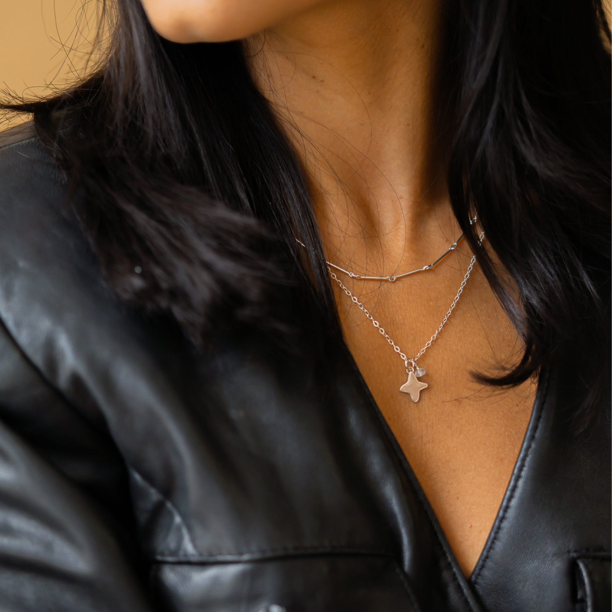 Silver Star Unity Necklace