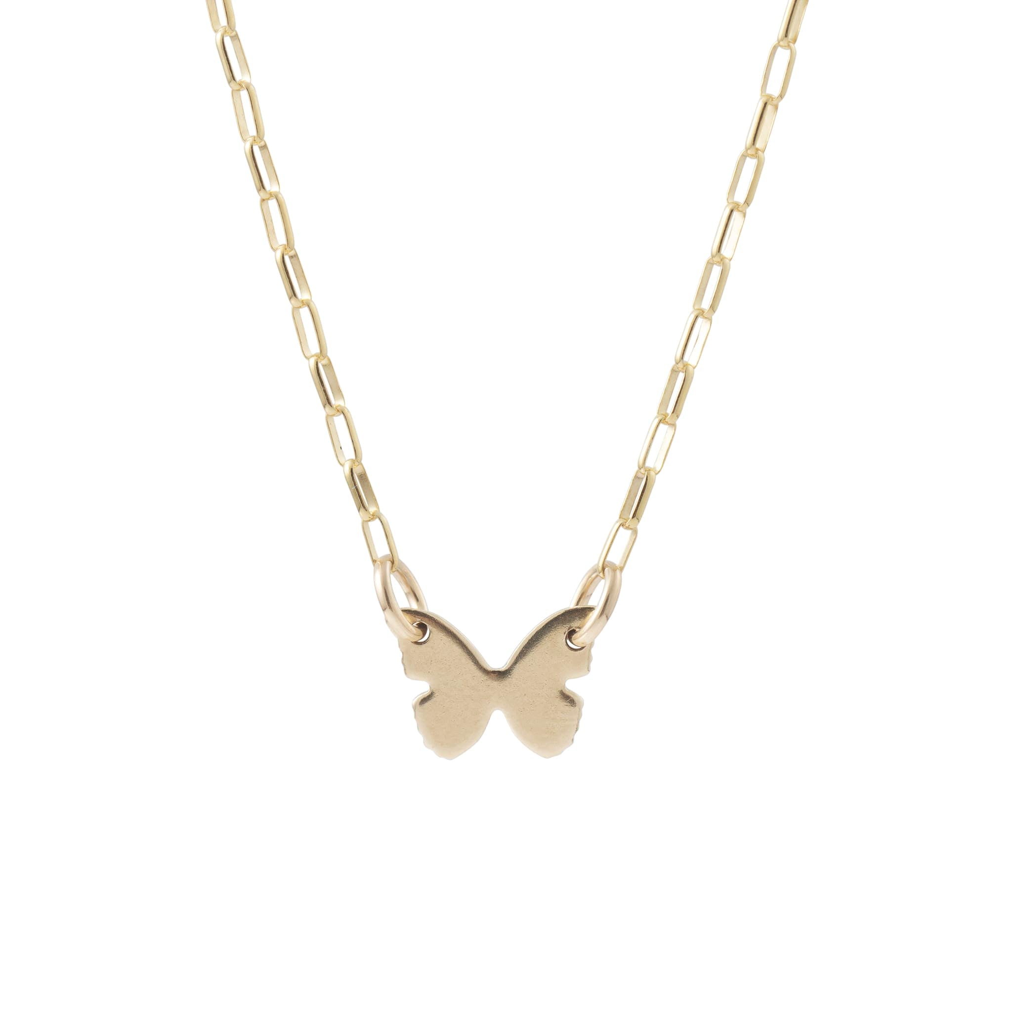 Metamorphosis Butterfly Gold Necklace