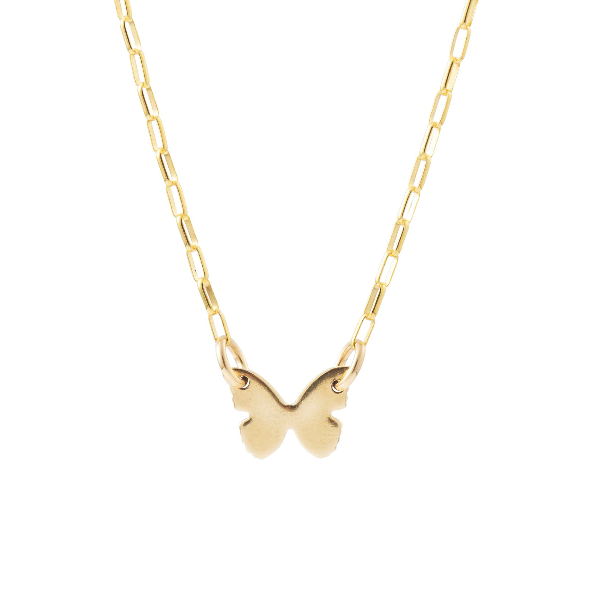 Metamorphosis Butterfly Gold Necklace