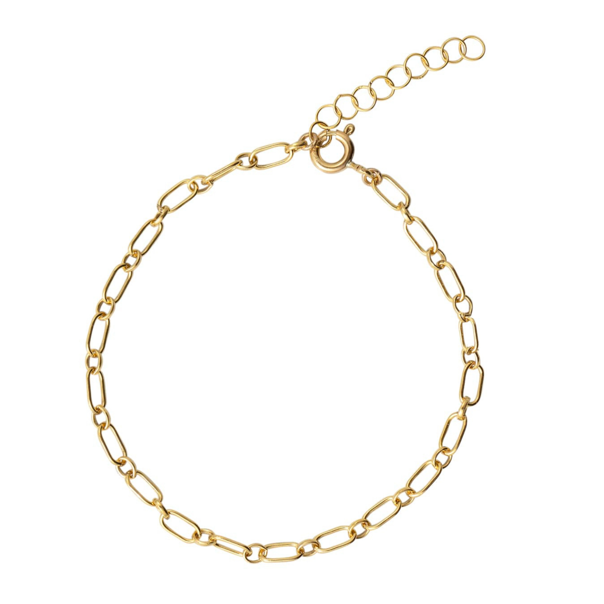 Oval Eye Chain Bracelet