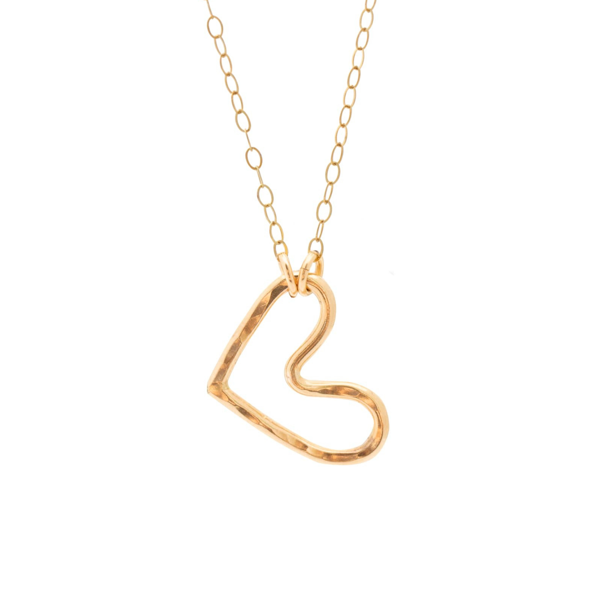 Small Gold Heart Necklace