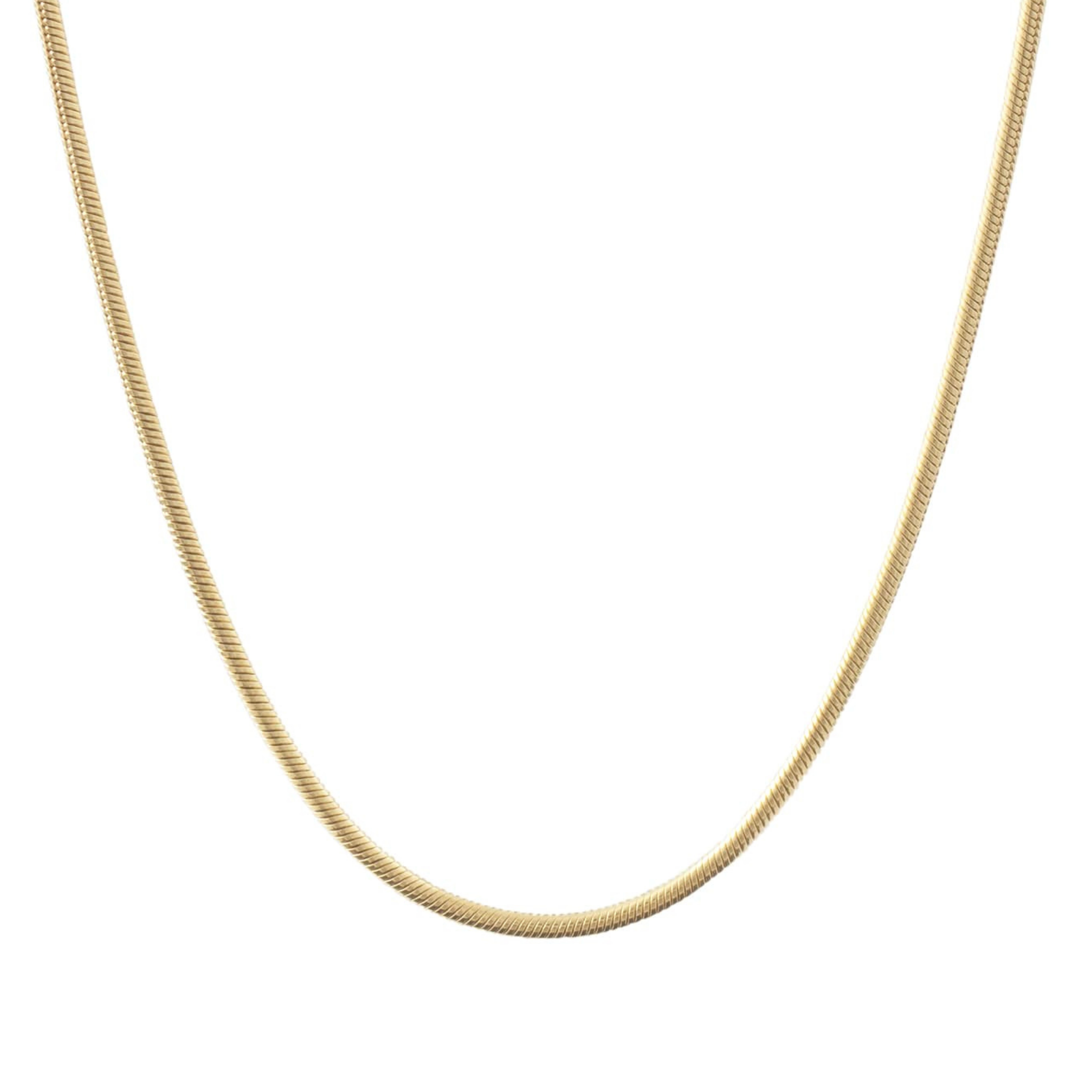 Gold Snake Layering Choker