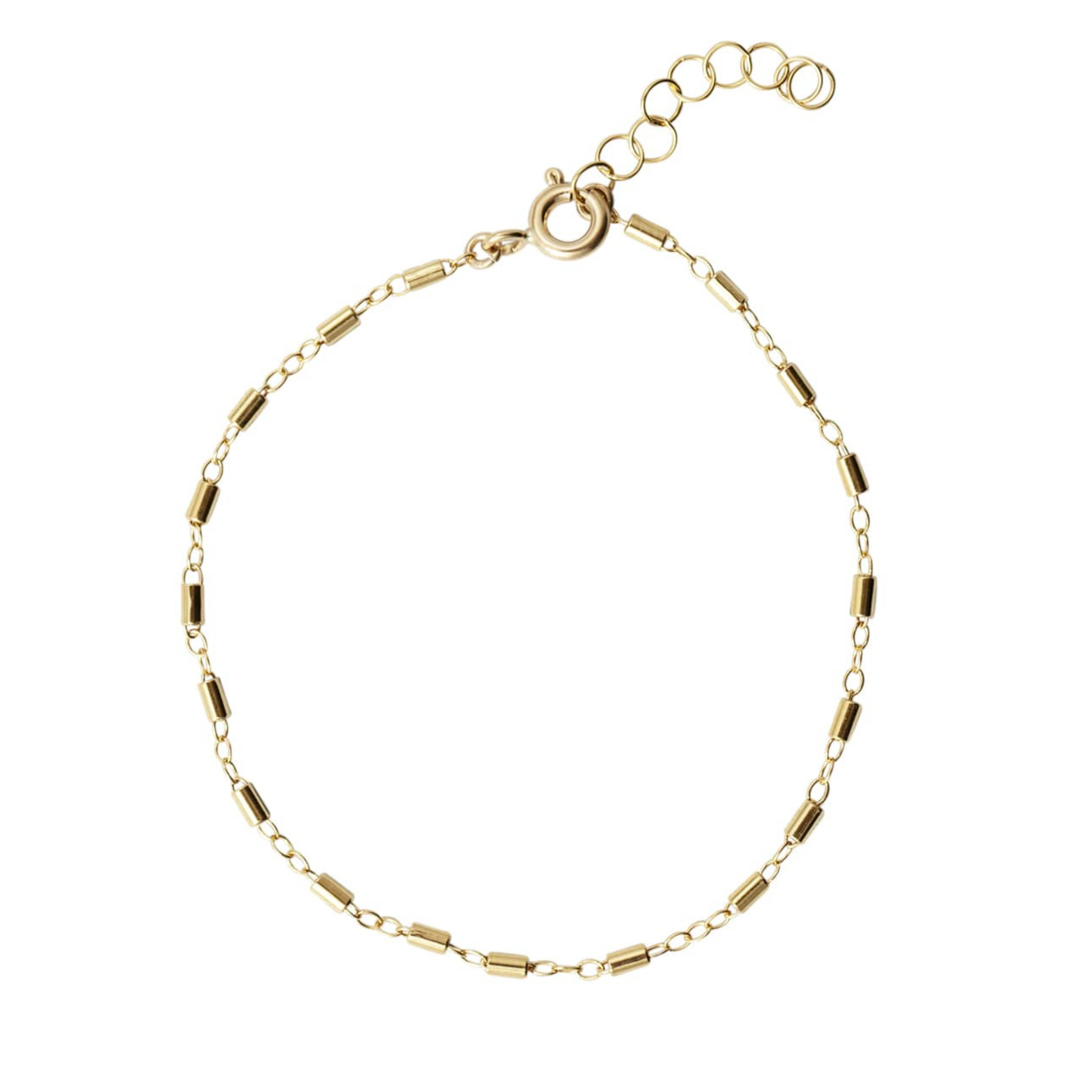 Tube Bead Chain Bracelet